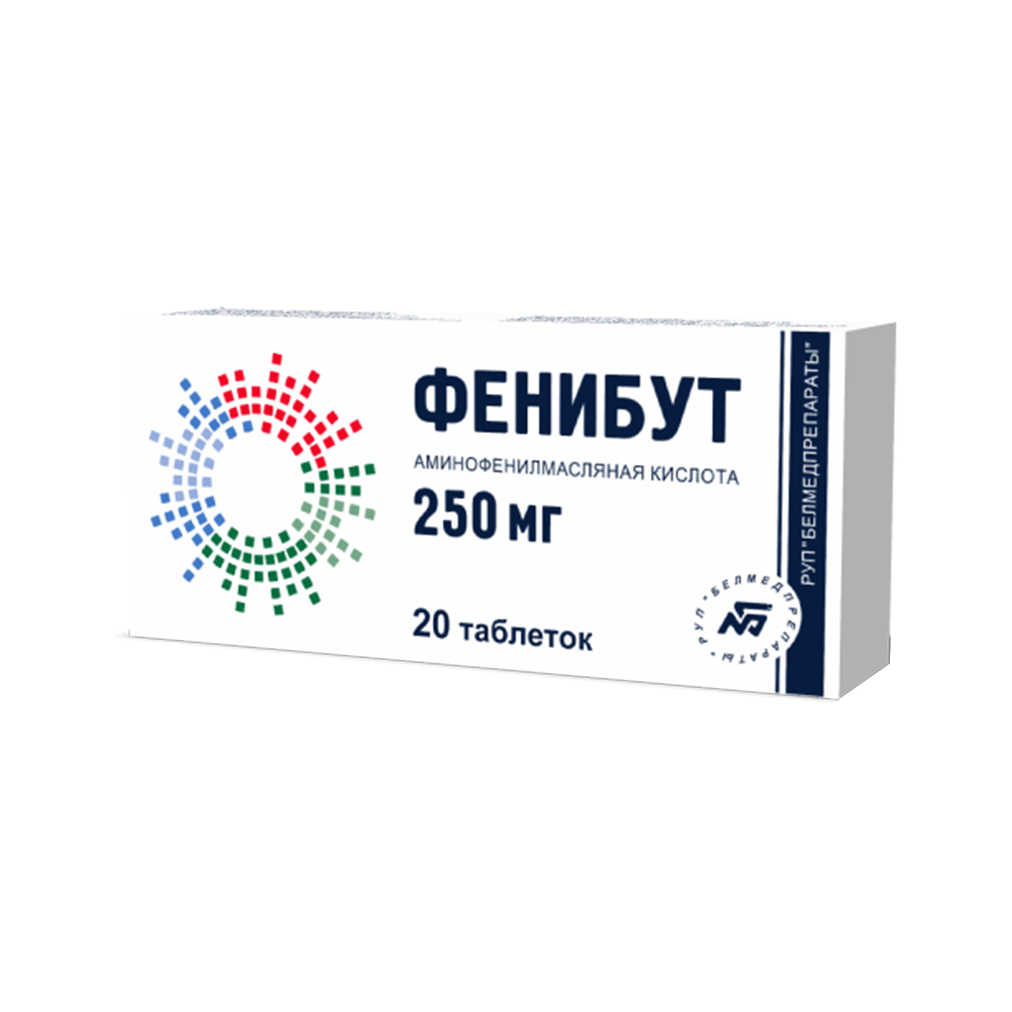 Фенибут таблетки 250мг 20 шт. РУП Белмедпрепараты купить, цена, инструкция  по применению, описание и отзывы в интернет-аптеке Здравсити