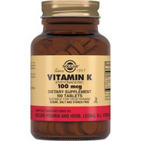 Витамин К Solgar/Солгар таблетки 100мкг 100шт