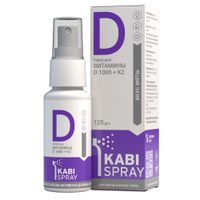 Витамин Д 1000+Витамин К2 KabiSpray/КабиСпрей спрей 25мл 125доз