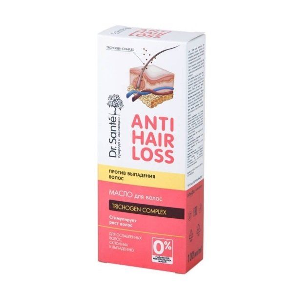 Масло для волос Против выпадения Anti Hair Los Dr.Sante 100мл НПО Эльфа 579450 - фото 1