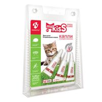 Капли репеллентные для котят и маленьких кошек Ms.Kiss 1мл