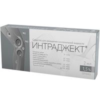 Интраджект раствор для в/суст введ. шприц 1,5% 2мл, миниатюра фото №6