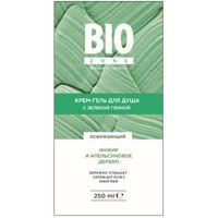 Крем-гель для душа с зеленой глиной освежающий BioZone/Биозон 250мл