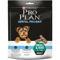Лакомство для собак мелких и карликовых пород Pro Plan Dental Pro Bar 150г