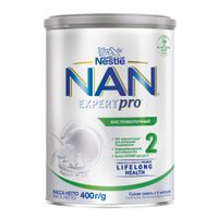 Смесь сухая кисломолочная Nan/Нан 2 ExpertPro 400г