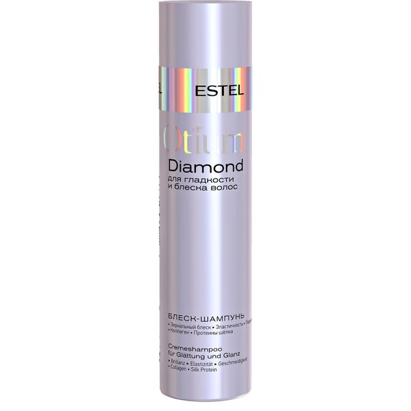 Шампунь-блеск для гладкости и блеска волос Otium diamond Estel/Эстель 250мл шампунь блеск для гладкости и блеска волос otium diamond estel эстель 250мл