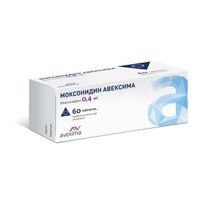 Моксонидин Авексима таблетки п/о плен. 0,4мг 60шт