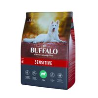 Корм сухой для собак средних и крупных пород ягненок Sensitive Mr.Buffalo 2кг миниатюра фото №3