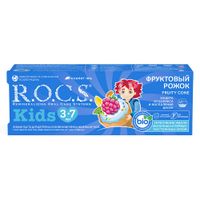 Паста зубная для детей от 3 до 7 лет R.O.C.S./РОКС Kids Фруктовый рожок 45г миниатюра фото №6