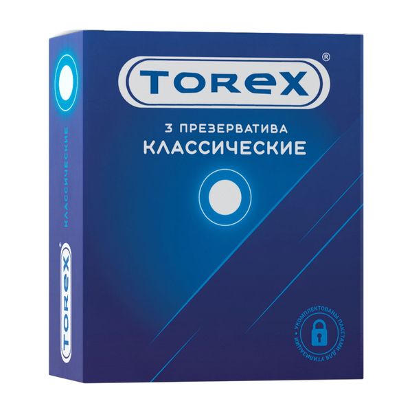Презервативы классические Torex/Торекс 3шт презервативы классические torex торекс 3шт
