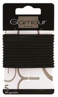 Резинка для волос 12 шт Glamour Paris Inter-Vion черный