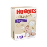 Подгузники-трусики детские одноразовые Elite Soft Huggies/Хаггис 9-14кг 38шт р.4 миниатюра фото №2