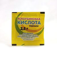 Аскорбиновая кислота Аскопром порошок в саше 2,5г 50шт, миниатюра фото №28