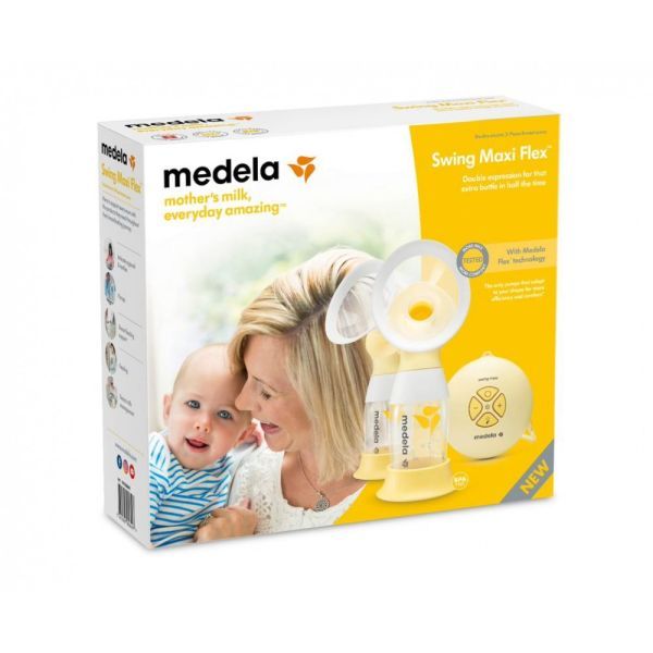 Молокоотсос электронный двухфазный двойной с технологией Swing Maxi Flex Medela/Медела фото №2