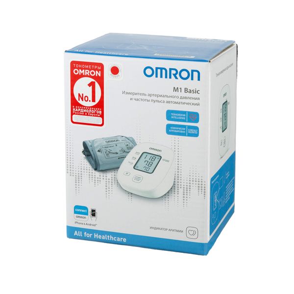 Тонометр автоматический с манжетой 22-32см Intellisense M1 Basic Omron/Омрон (HEM-7121J-RU) фото №7