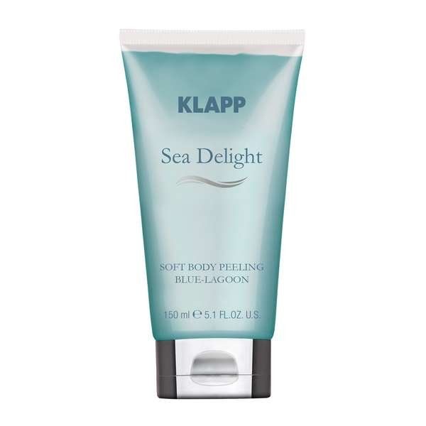 Пилинг для тела Голубая лагуна Sea Delight Soft Body Peeling Blue-Lagoon Klapp Cosmetics 150 мл