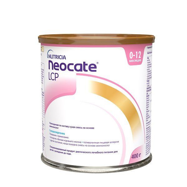Смесь детская сухая на основе аминокислот LCP Neocate/Неокейт 400г смесь детская сухая на основе аминокислот lcp neocate неокейт 400г