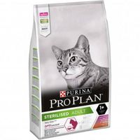 Корм сухой для взрослых стерилизованных кошек и кастрированных котов ,с высоким содержанием утки и c печенью Pro Plan 3кг