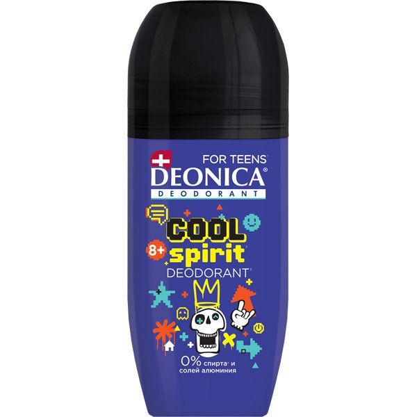 Дезодорант Cool Spirit для детей с 8 лет Деоника (Deonica) For Teens 50мл