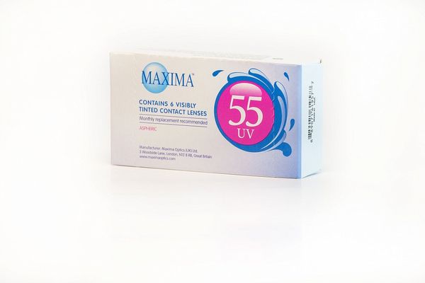 Линзы контактные Maxima/Максима 55 UV (8.6/-4.25) 6шт