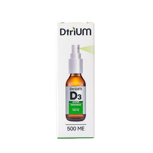 Витамин Д3 DtriUM раствор для приема внутрь с дозатором 500МЕ 30мл