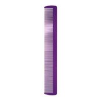 Гребень для волос пластиковый без ручки двойной фиолетовый 014 Lei