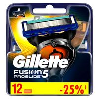 Кассеты Gillette (Жиллетт) сменные для безопасных бритв Fusion ProGlide, 12 шт. миниатюра фото №2