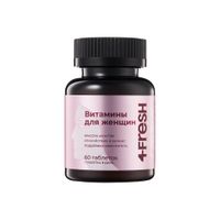 Витаминно-минеральный комплекс для женщин 4Fresh Health таблетки 60шт, миниатюра фото №16