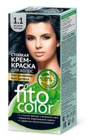 Крем-краска для волос серии fitocolor, тон 1.1 иссиня-черный fito косметик 115 мл