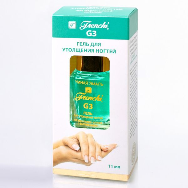 Гель для утолщения ногтей на акриловой основе G3 Frenchi/Френчи 11мл