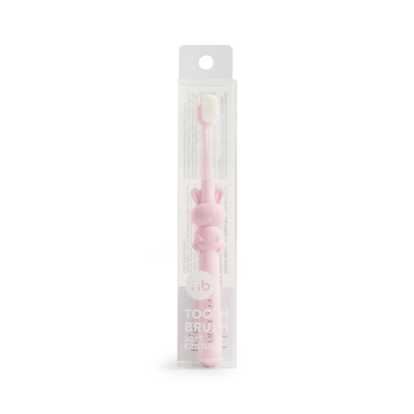 Щетка зубная розовая заяц Happy Baby/Хэппи Беби Ningbo Beiyu Import&Export Co