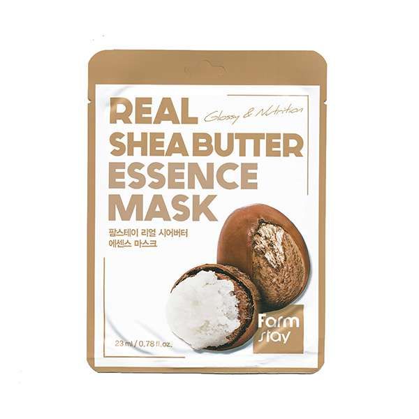 Маска для лица тканевая с маслом ши Real shea butter FarmStay 23мл Myungin Cosmetics Co., Ltd 1665260 - фото 1