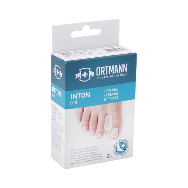 Приспособление ортопедическое для пальцев ног Ortmann/Ортманн Inton F-00054-01B р.S приспособление ортопедическое для пальцев ног ortmann ортманн inton f 00054 05 р l