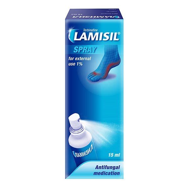 Ламизил Lamisil Спрей для лечения грибка стопы, спрей 1%, 15мл. фото №13