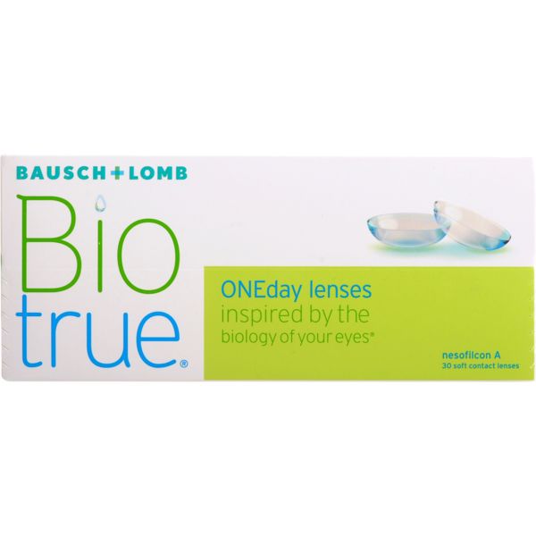 Линзы контактные Bausch&Lomb/Бауш энд Ломб Biotrue Oneday (8.6/-4,00) 30шт