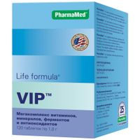 Мегакомплекс VIP Life formula/Лайф формула таблетки 1г 120шт, миниатюра