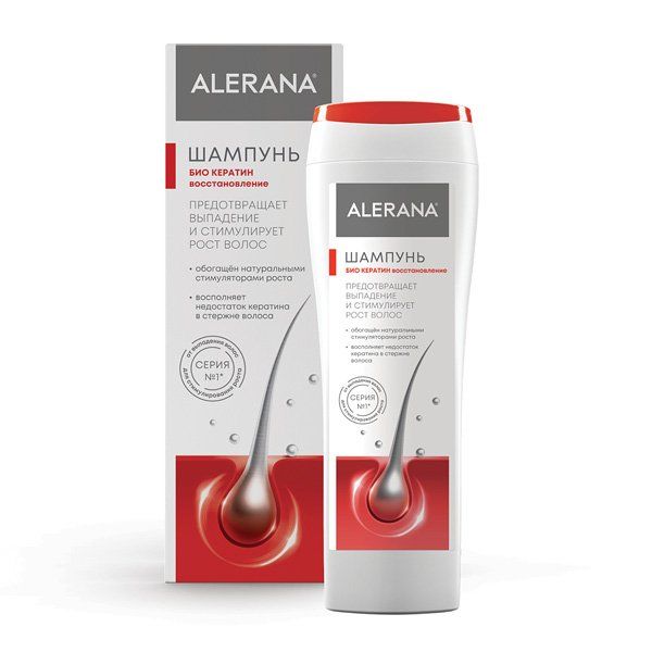 шампунь для волос alerana био кератин восстанавливающий 250мл 2 шт Шампунь восстановление Био кератин Alerana/Алерана 250мл