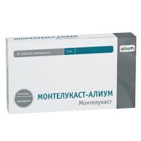 Монтелукаст-Алиум таблетки жевательные 5мг 30шт