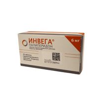 Инвега таблетки пролонгированного действия п/о 6мг 28шт