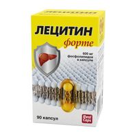 Лецитин форте RealCaps капсулы 1580мг 90шт, миниатюра