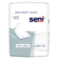 Пеленки впитывающие одноразовые Soft Basic Seni/Сени 60x90см 10шт