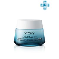 Крем для сухой и чувствительной кожи лица интенсивно увлажняющий 72ч Mineral 89 Vichy/Виши банка 50мл миниатюра