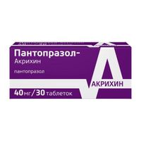 Пантопразол-Акрихин таблетки п/о плен. кишечнораств. 40мг 30шт