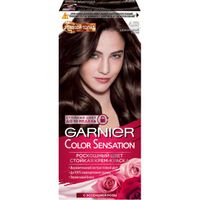 Краска для волос Шоколадный Топаз Color Sensation Garnier/Гарнье 110мл тон 4.03 миниатюра фото №3