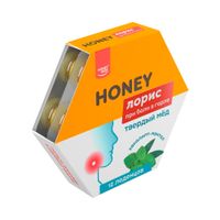 Леденцы медовые твердый мед с ментолом и эвкалиптом Лорис Honey way 36г миниатюра фото №3