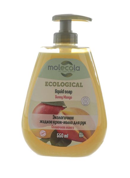 Мыло жидкое солнечное манго Molecola 500мл