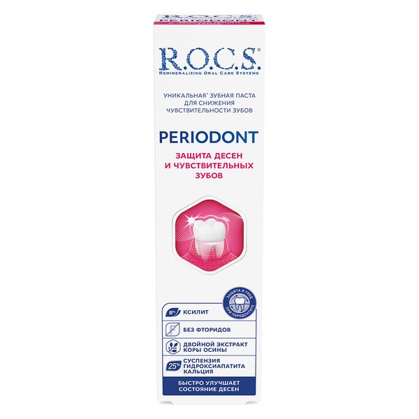 Паста зубная Periodont R.O.C.S./РОКС 94г фото №4