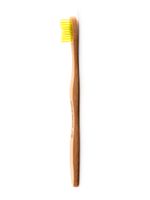 Щетка зубная взрослая из бамбука желтаямягкая brush Humble CO.