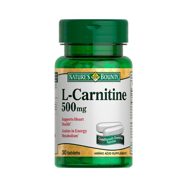 Nature's Bounty (Нэйчес баунти) L-карнитин таблетки 500 мг 30 шт. Nature's Bounty