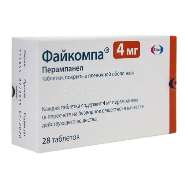 Файкомпа таблетки п/о 4 мг 28шт 